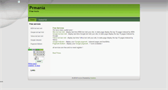 Desktop Screenshot of prmania.net